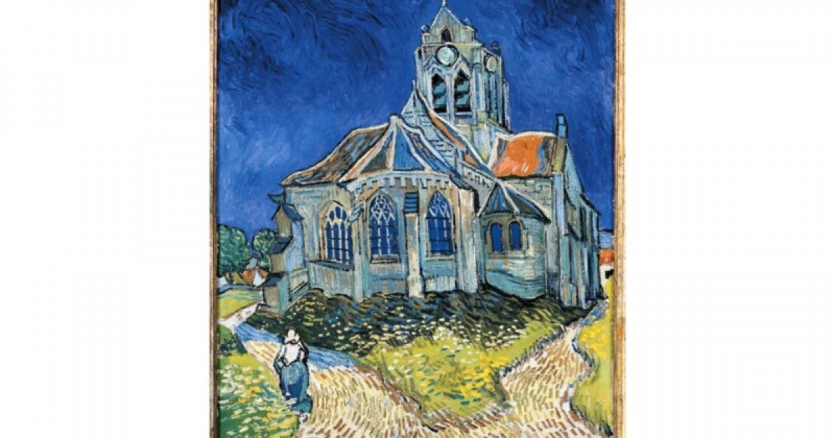 MUSEE ORSAY, Van Gogh_Church At Auvers _Galerie Francoise Cachin