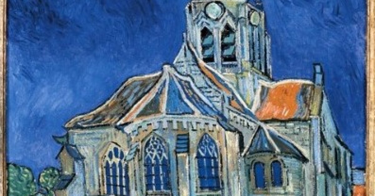 MUSEE ORSAY, Van Gogh_Chiesa D'auvers Sur Oise_Galerie Francoise Cachin