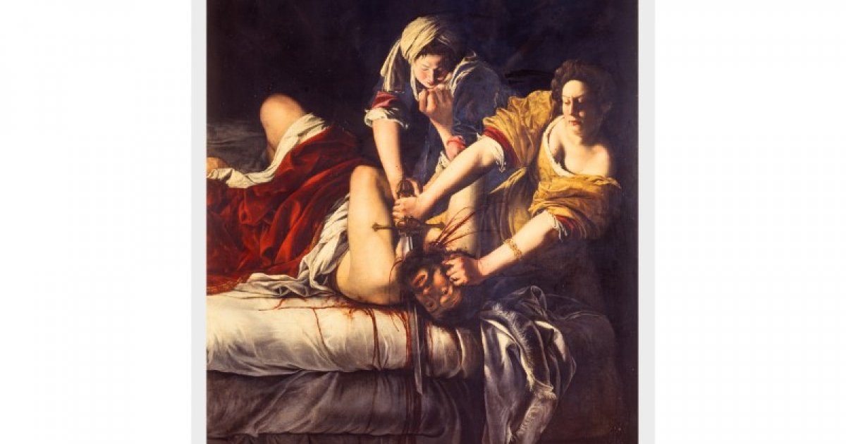 UFFIZIEN, Artemisia Gentileschi-Judith Enthauptet Holofernes_Saal D29