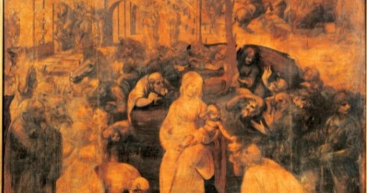 UFFIZI, Leonardo-L'adorazione Dei Magi Sala A35