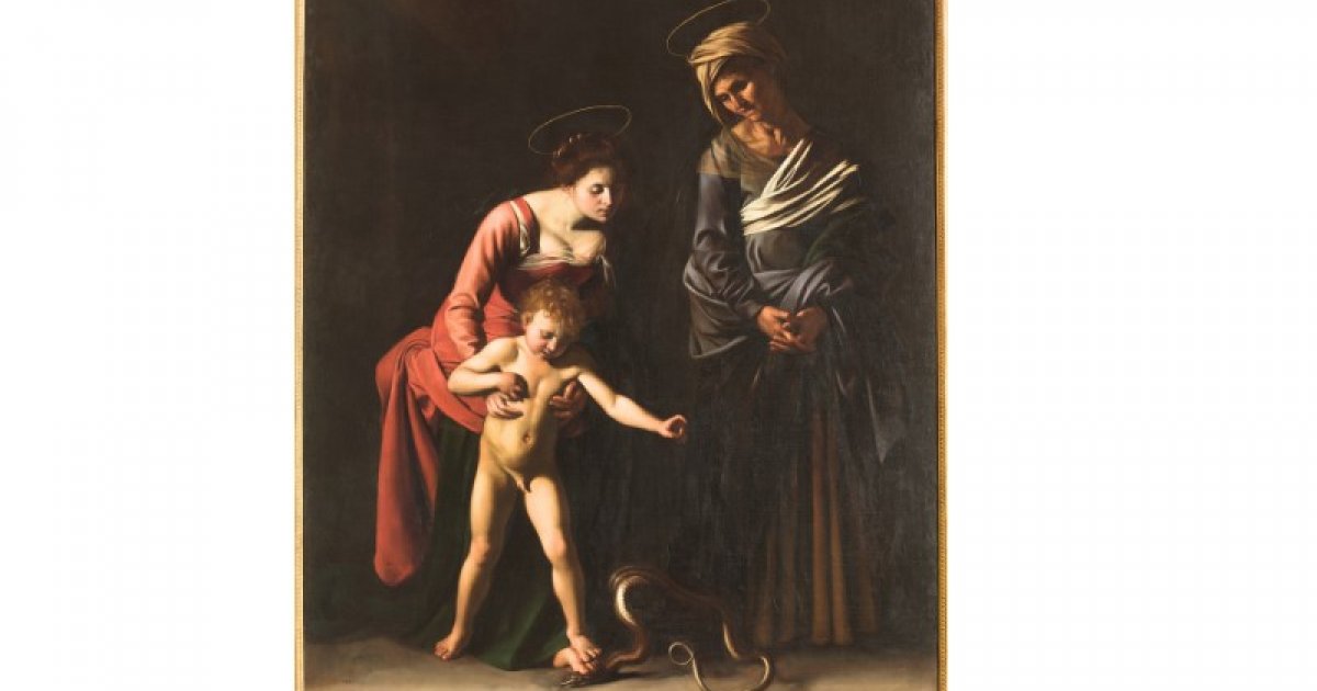 GALERÍA BORGHESE, Caravaggio-Madonna De Los Palafreneros_Primer Piso Sala 8