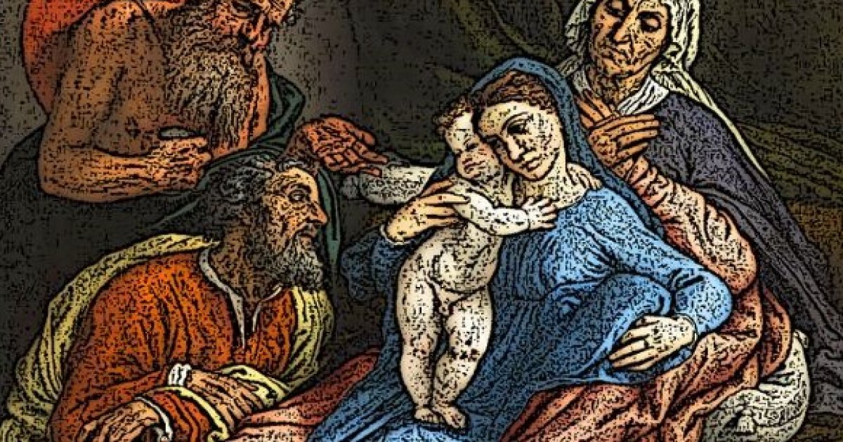 UFFIZI, Lorenzo Lotto-Sacra Famiglia Con San Girolamo Sala D19