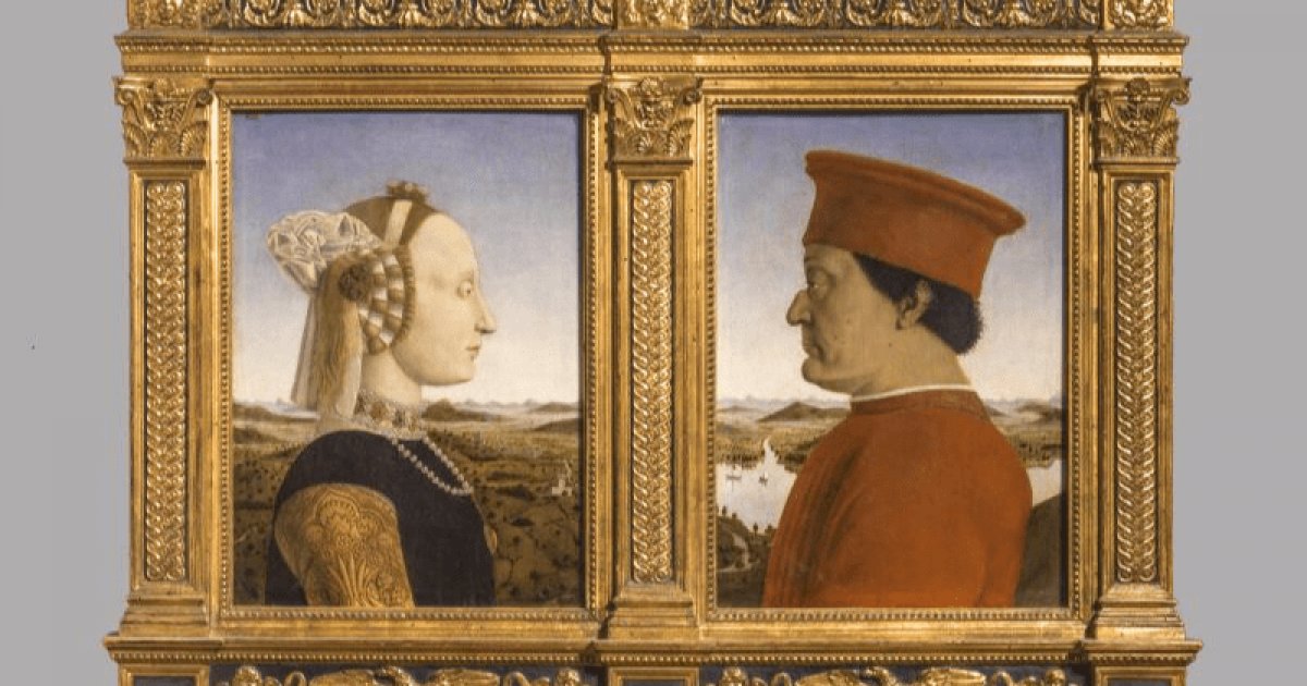 GALERIE DES OFFICES, Piero Della Francesca-Ducs D'urbin_Salle A9
