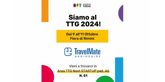 Come meet us at the International Tourism Fair in Rimini on October 09-10-11