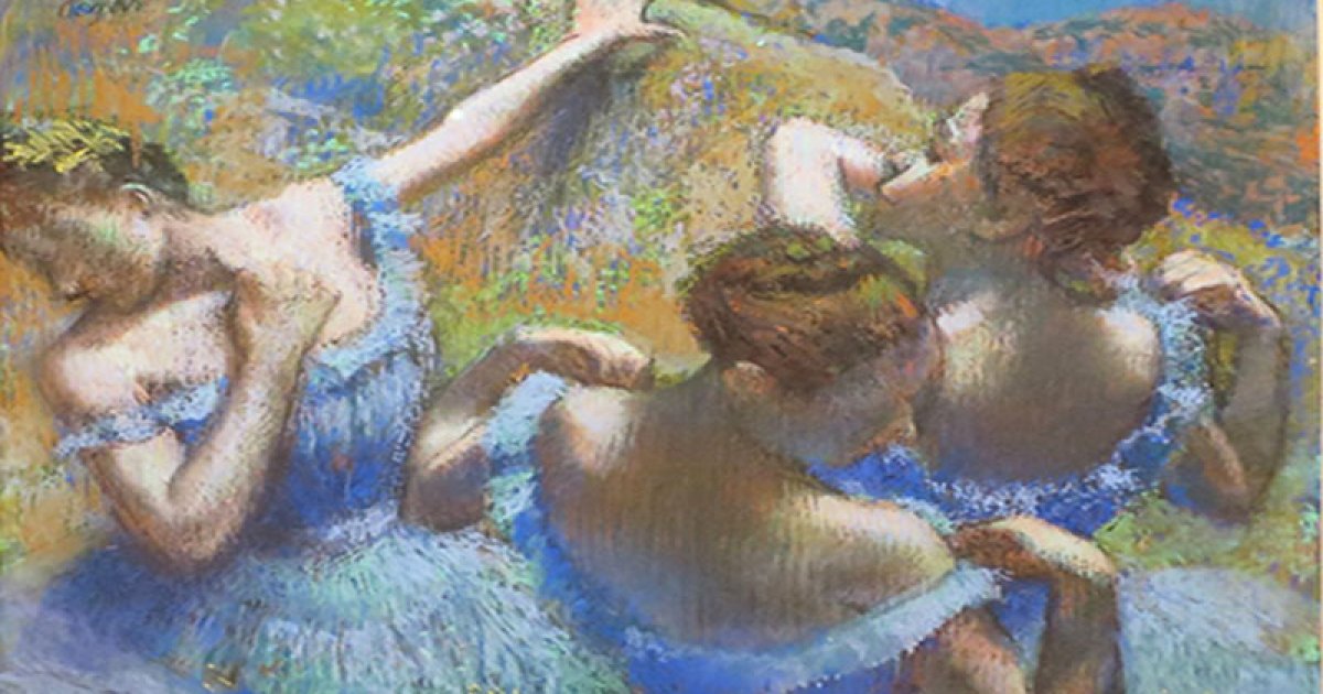 ballerine blu degas