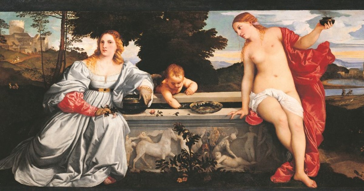 GALERÍA BORGHESE, Tiziano-Amor Sacro Y Amor Profano_Sala 20