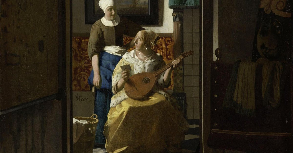 RIJKSMUSEUM , Lettre D'amour Vermeer