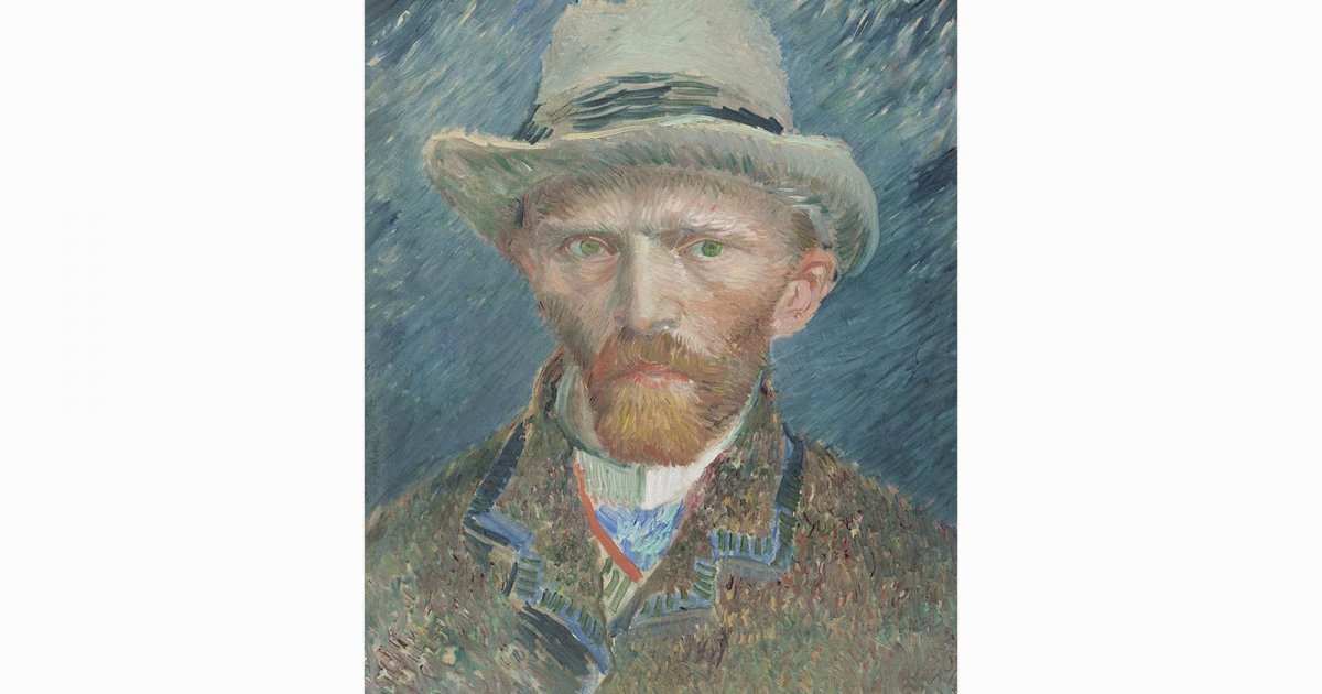 Autoportrait au chapeau de feutre gris