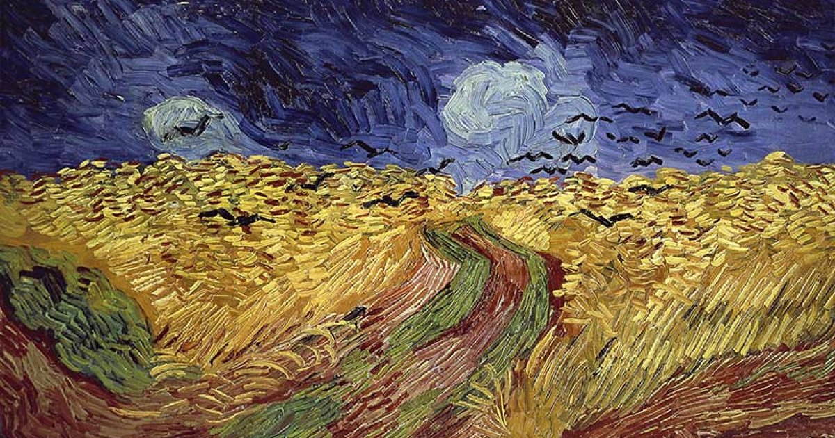 VAN GOGH MUSEUM, Kornfeld Mit Krähen