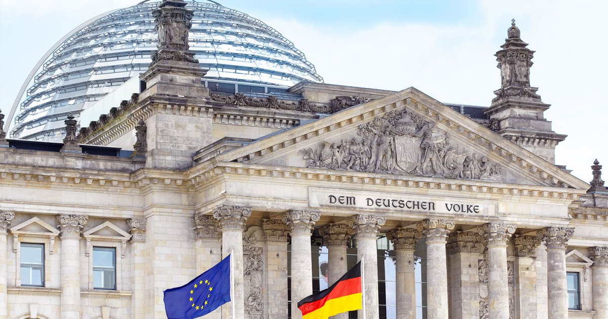 REICHSTAG, Kuppel Fassade