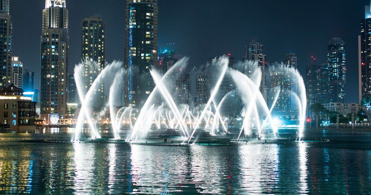 DUBAI FOUNTAIN, Dubai Fountain