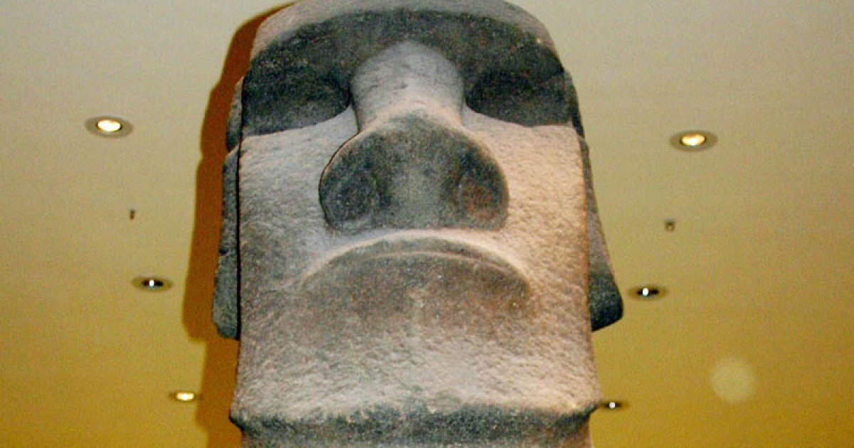 BRITISH MUSEUM, Moai-Statue