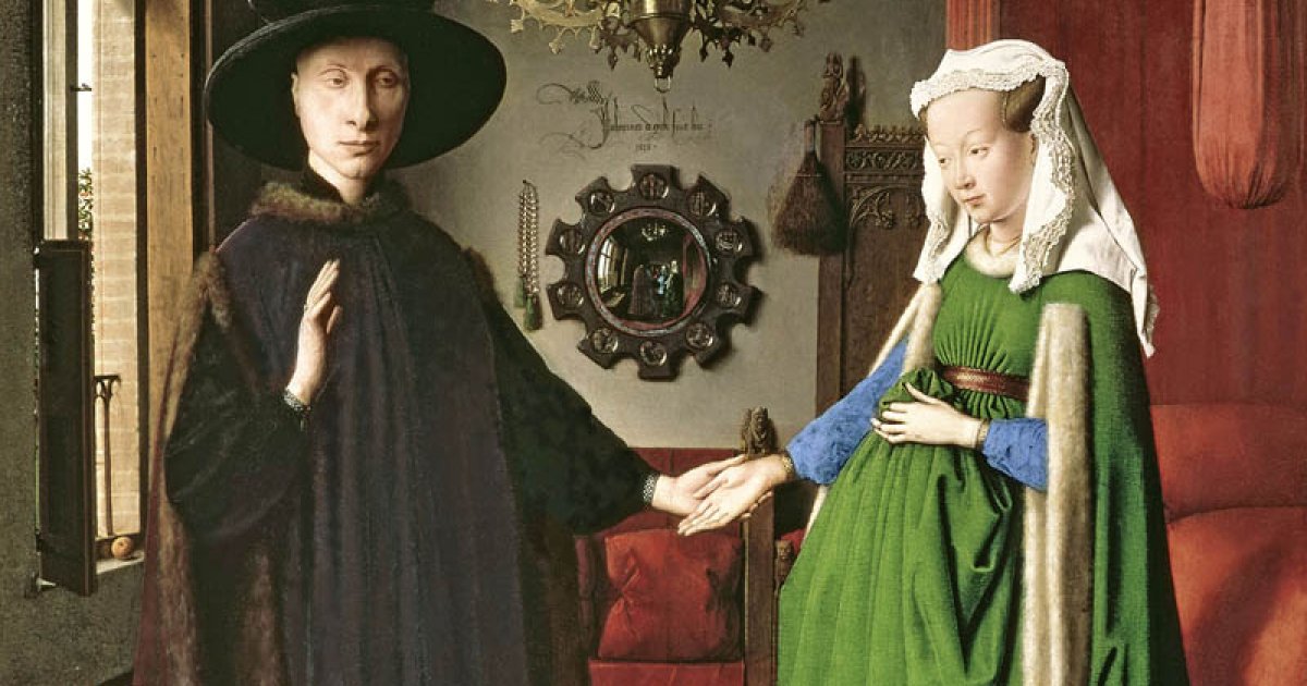 NATIONAL GALLERY, El Matrimonio Arnolfini Van Eyck