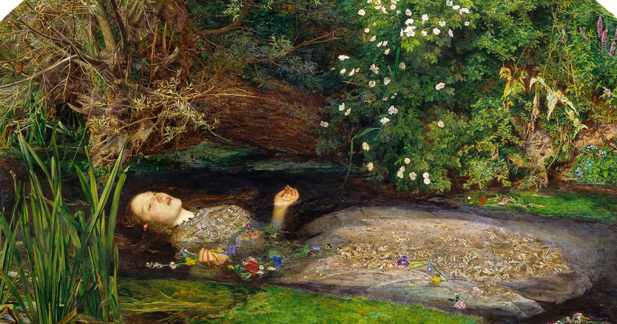 TATE BRITAIN, Ophélie Millais