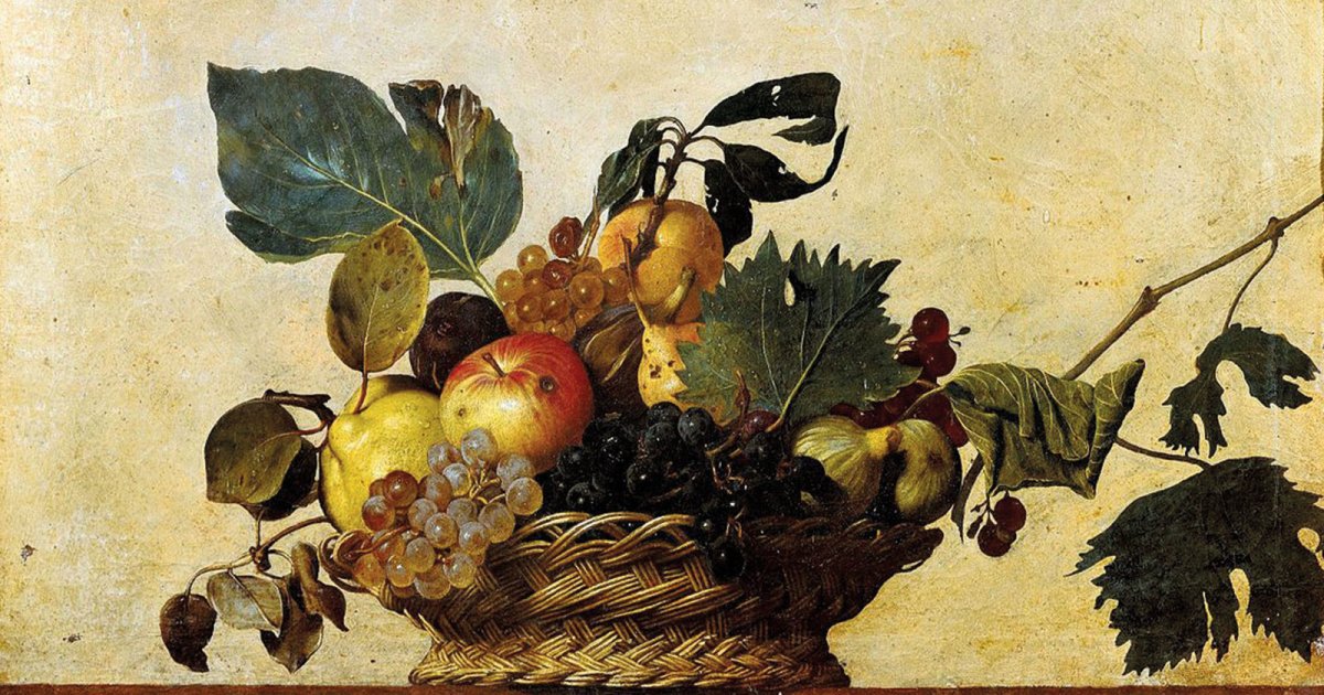 PINACOTECA AMBROSIANA, Cesta Con Frutas - Caravaggio