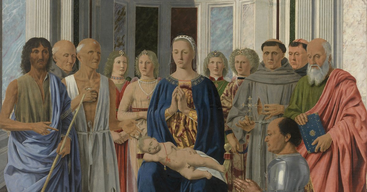 BRERA, Piero Della Francesca - Rétable Montefeltro