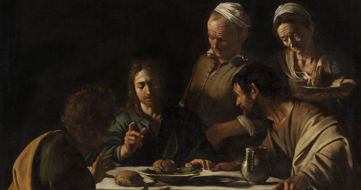 BRERA PINACOTECA, Caravaggio - Cena In Emmaus