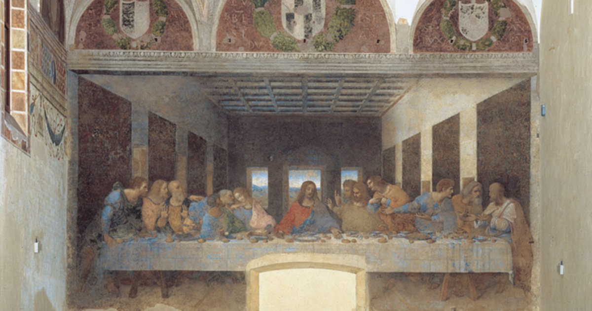 SANKT MARIA DELLE GRAZIE - DER ABENDMAHLSSAAL, Der Abendmahlssaal - Das Gemälde