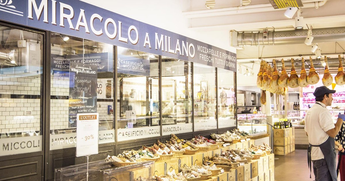 EATALY SMERALDO (SPONSORED), Второй Этаж: Сыроварня, Колбасы, Рыба, Мясо