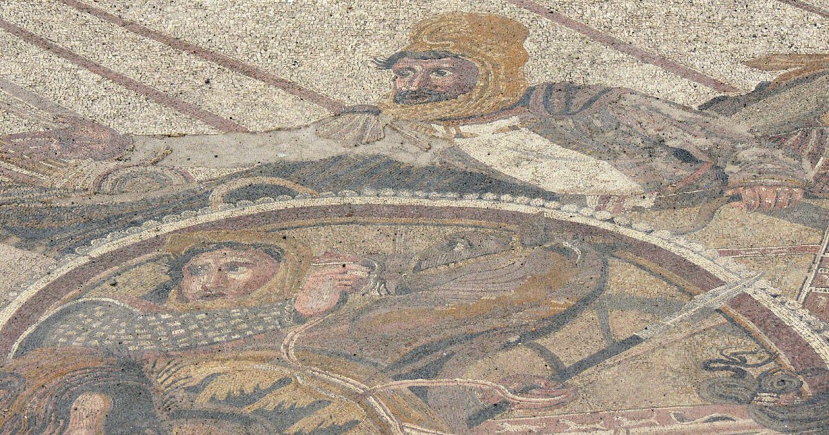 MOSAIC OF THE VICTORY OF ALEXANDER THE GREAT