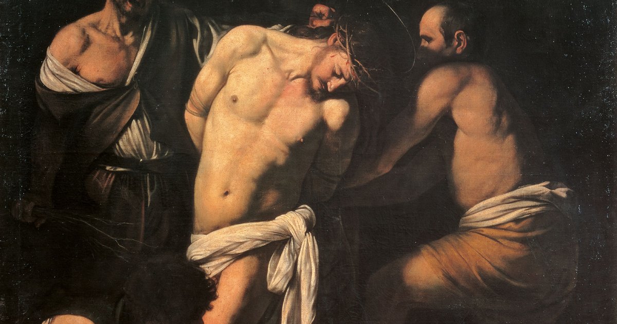 FLAGELLATION OF CHRIST BY CARAVAGGIO