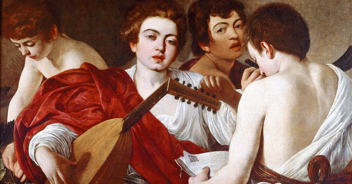 METROPOLITAN MUSEUM OF ART, The Musicians By Caravaggio