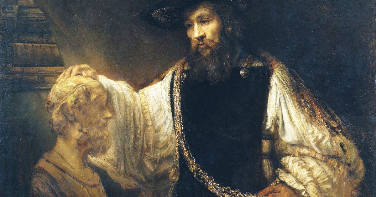 METROPOLITAN MUSEUM OF ART, Aristoteles Betrachtet Die Büste Homers Rembrandt