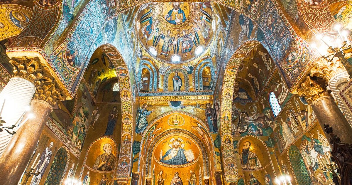 LA MARTORANA CHURCH, Interior