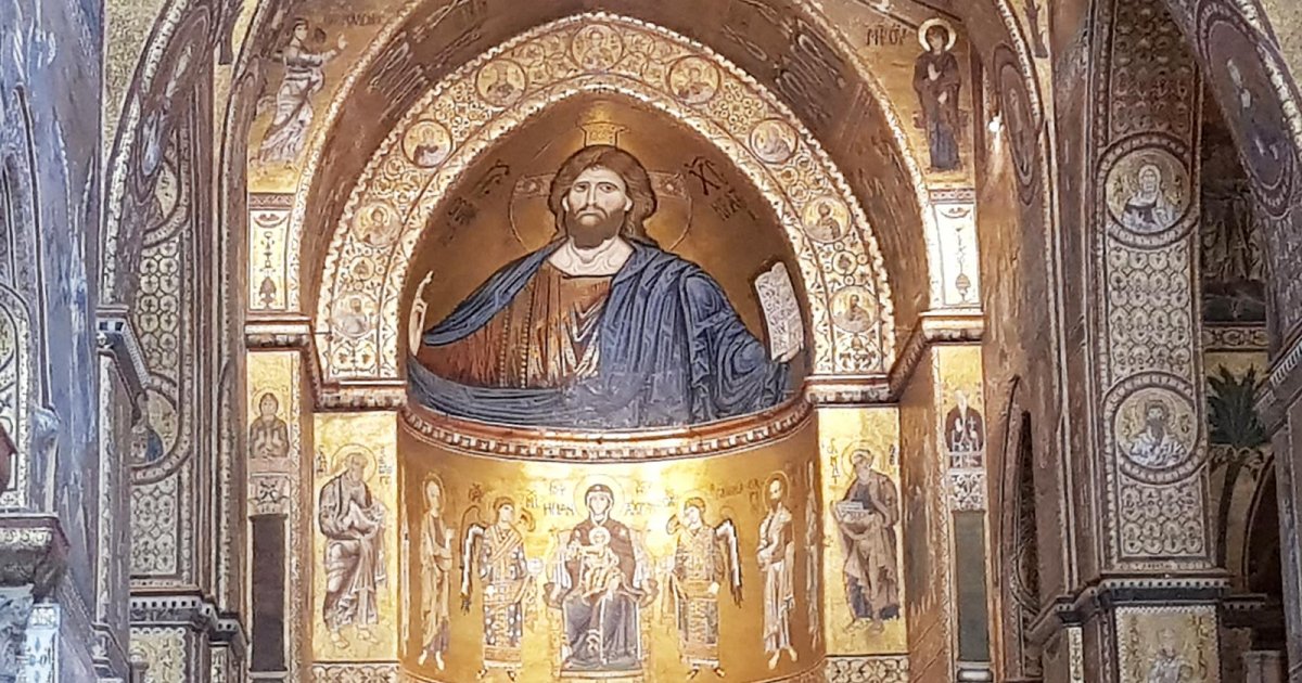 CATEDRAL DE MONREALE, Interior Mosaicos