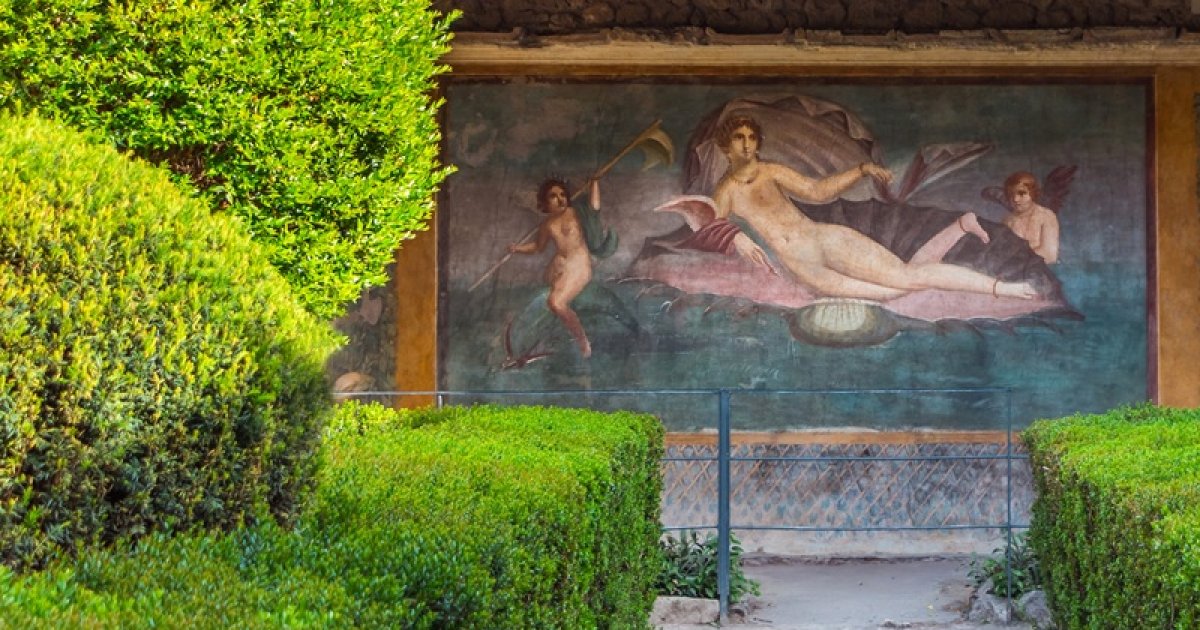 HOUSE OF VENUS IN THE SHELL-REGIO II, Fresco - Ai Voice