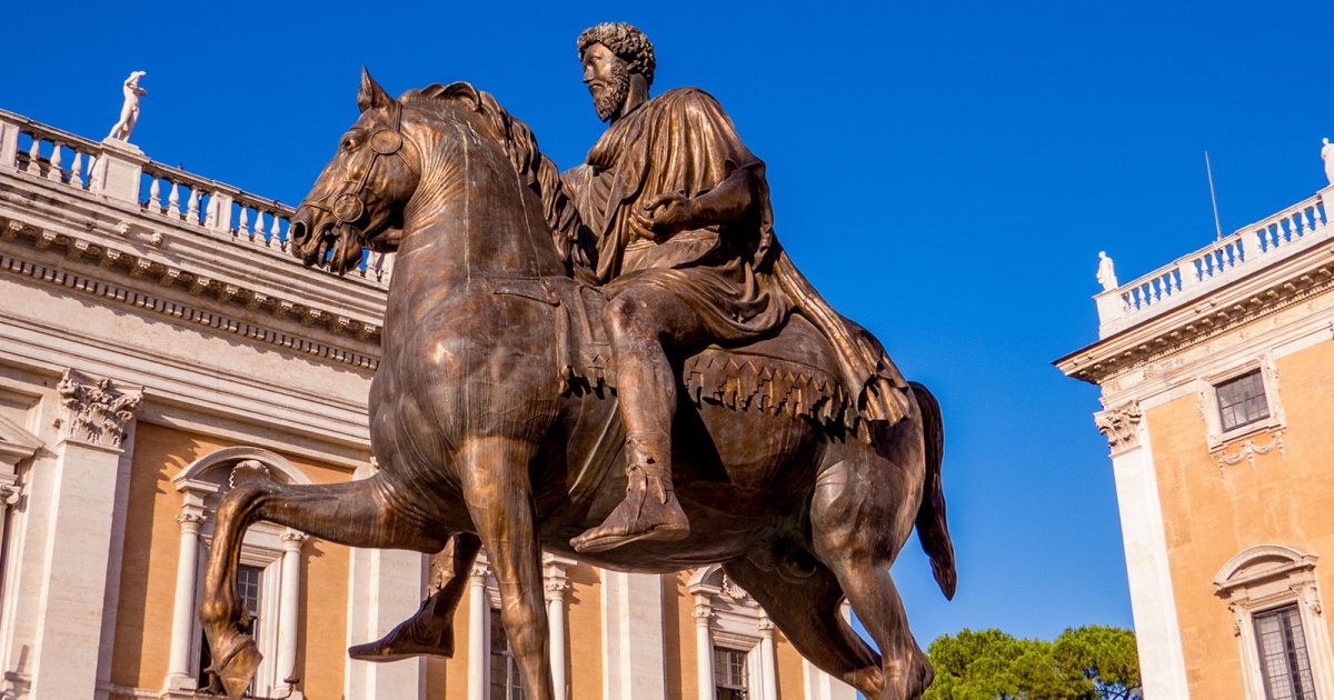 КАМПИДОЛЬО (ит. CAMPIDOGLIO) И КАПИТОЛИЙСКИЕ МУЗЕИ (ит. MUSEI CAPITOLINI), Капитолийские Музеи (Ит. Musei Capitolini), Марк Аврелий (Ит. Marc Aurelio)