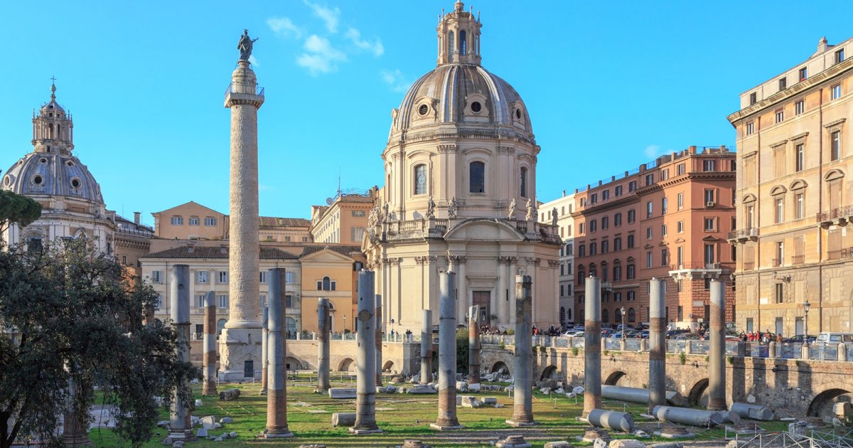 FORUM DE TRAJAN, Colonne