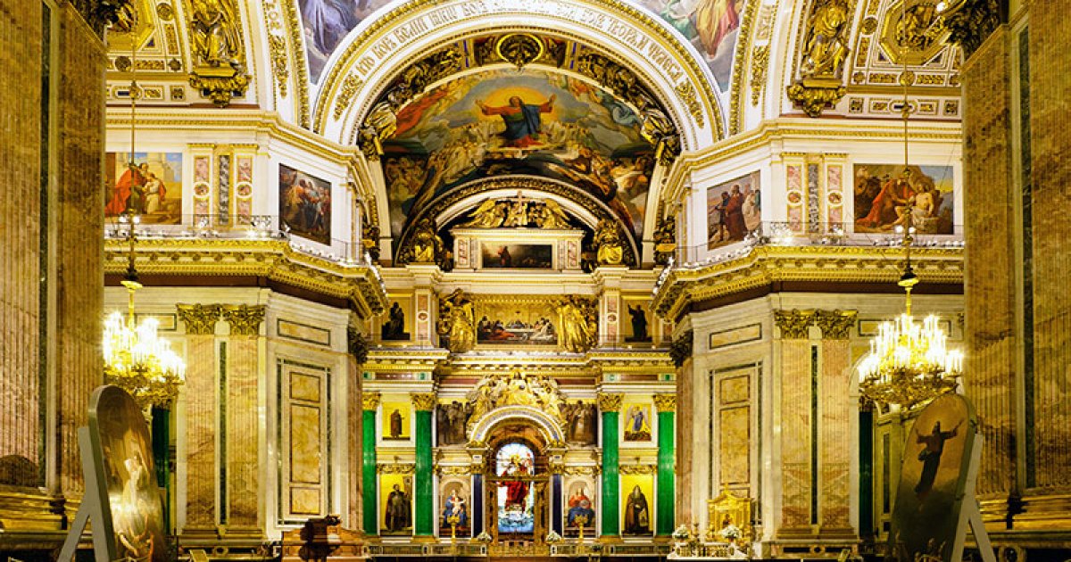 CATEDRAL DE SAN ISAAC, Interior