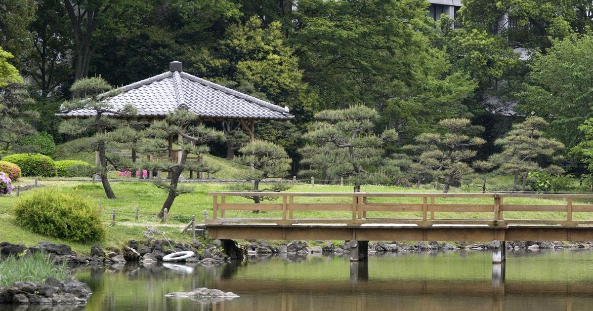 JARDÍN RIKYU, Jardín Rikyu