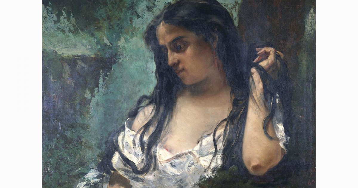 MUSÉE D'ART OCCIDENTAL, Courbet Gitane