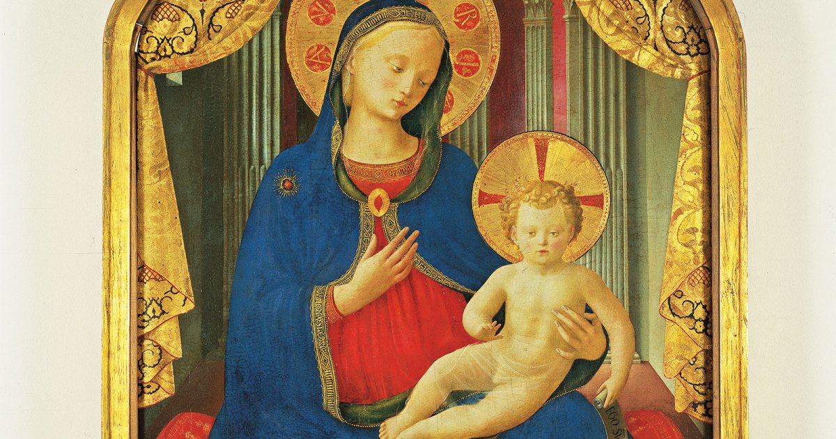 Die Madonna mit Kind von Fra Angelico