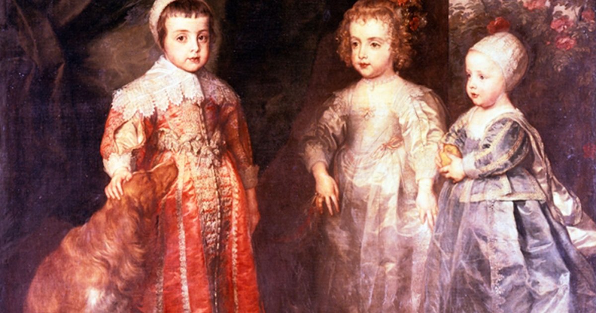 Portrait des trois fils aînés du roi d’Angleterre Charles Ier