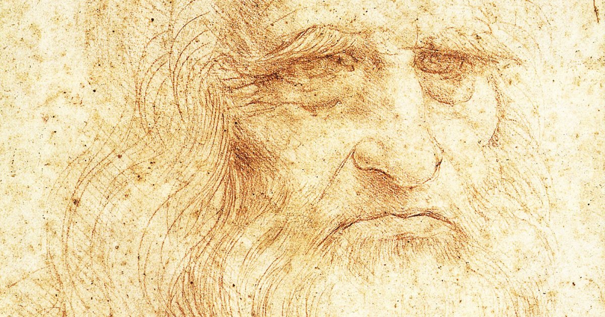 POLO REALE, Biblioteca Reale Autoritratto Leonardo