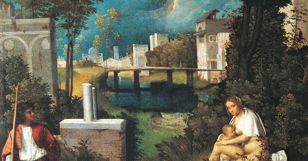 GALERIE DE L’ACADÉMIE, La Tempête - Giorgione