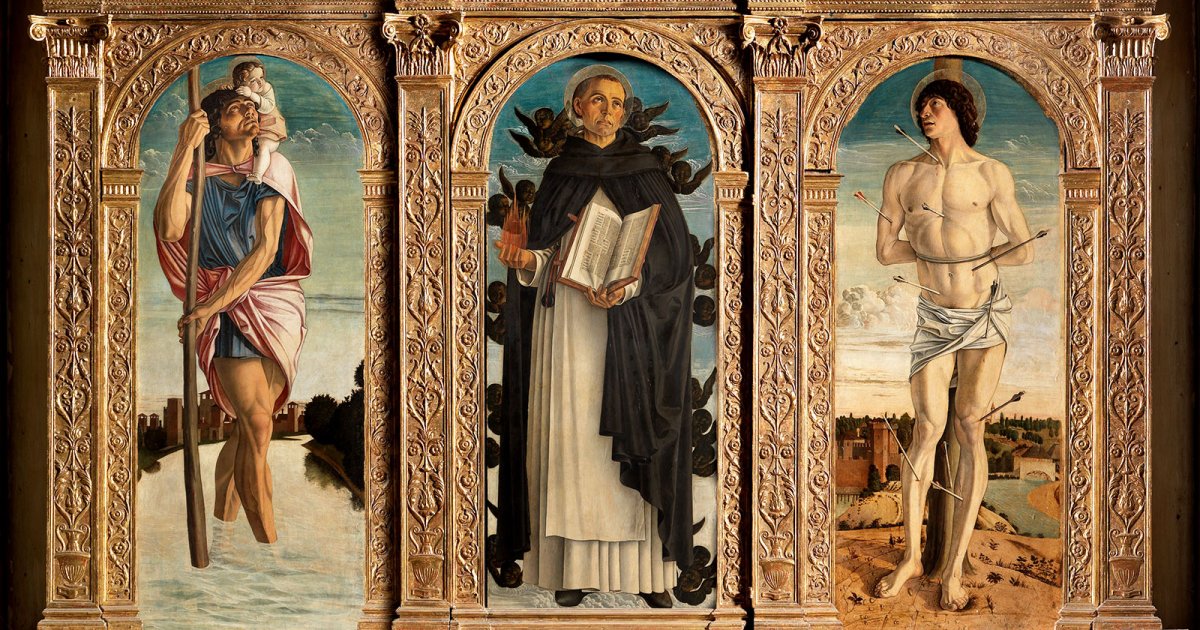 SAN ZANIPOLO, Polyptyque De Saint Vincent Ferrier 