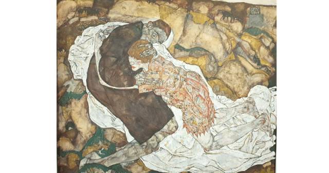 SCHIELE - MORT ET JEUNE FILLE