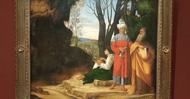 THE THREE PHILOSOPHERS BY GIORGIONE