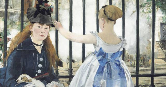 THE RAILWAY BY MANET