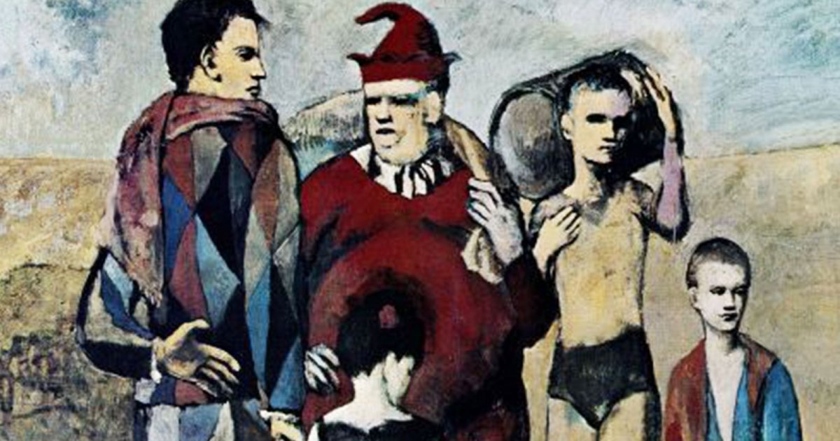 NATIONAL GALLERY, The Saltimbanques By Picasso